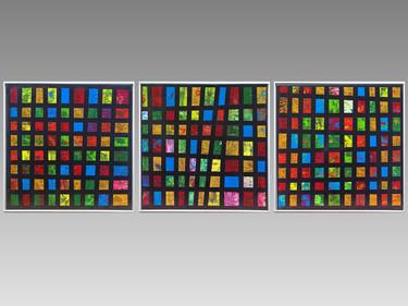 Colorful Windows - Framed Abstract Artworks thumb