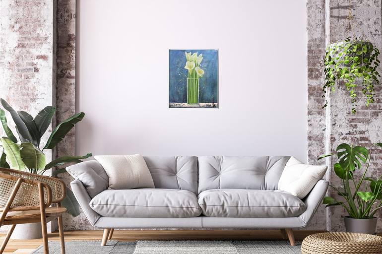Original Floral Painting by Edelgard Schroer