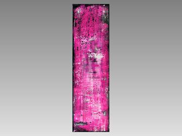 Magenta - Acrylic Abstract Art on Stretched Canvas thumb