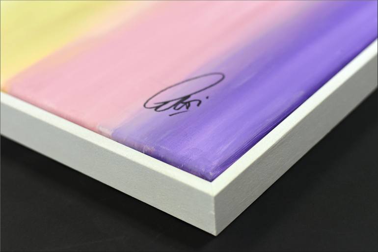 Original Abstract Floral Painting by Edelgard Schroer