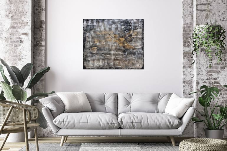 Original Abstract Expressionism Abstract Painting by Edelgard Schroer