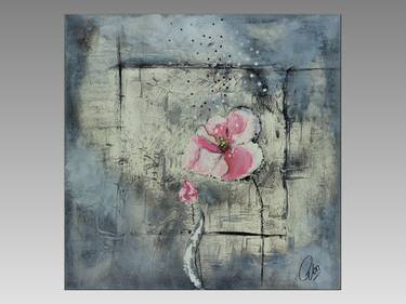 Original Abstract Floral Paintings by Edelgard Schroer