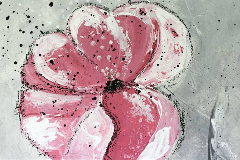 Original Abstract Expressionism Abstract Painting by Edelgard Schroer