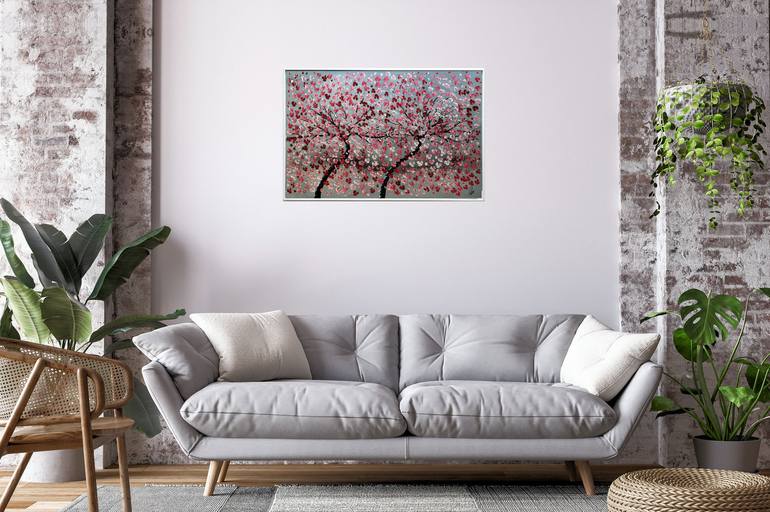 Original Abstract Nature Painting by Edelgard Schroer