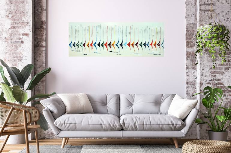 Original Abstract Painting by Edelgard Schroer