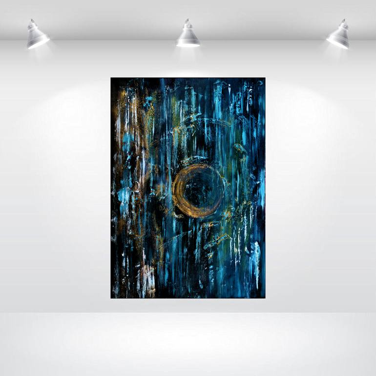 Original Abstract Expressionism Abstract Painting by Edelgard Schroer
