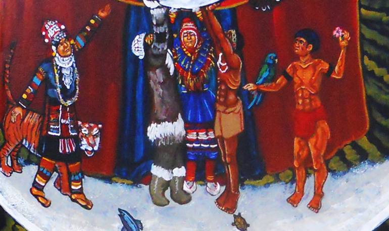 Original Other Religion Painting by Glynis Mary Mcmanamon