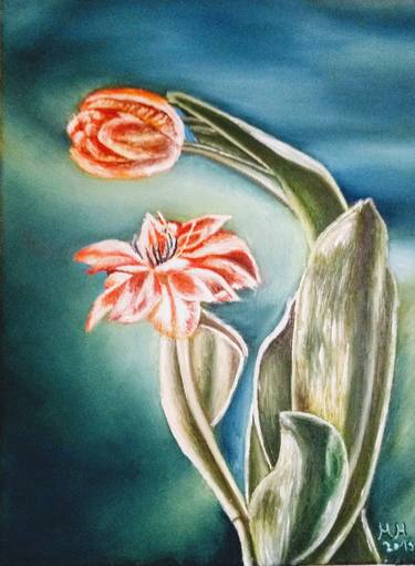 Original Realism Floral Paintings by Marija Mitrovic