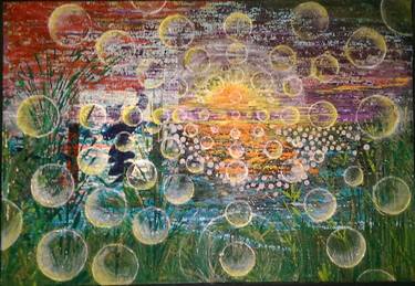 Print of Abstract Light Paintings by Michiko Takatsu