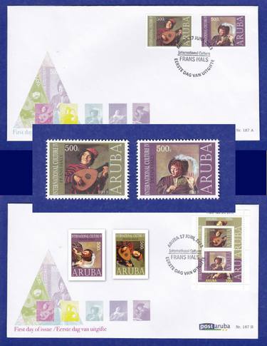 Aruba Stamps 2013: International Culture IV, Frans Hals thumb