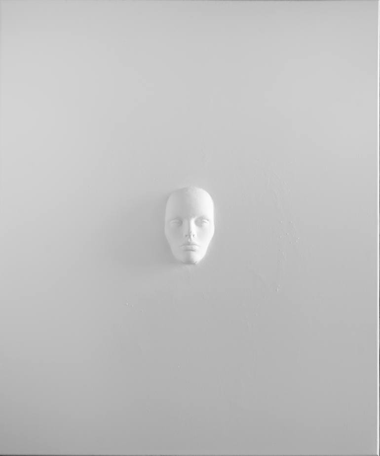 Original Abstract Portrait Installation by Monika Konczakowska