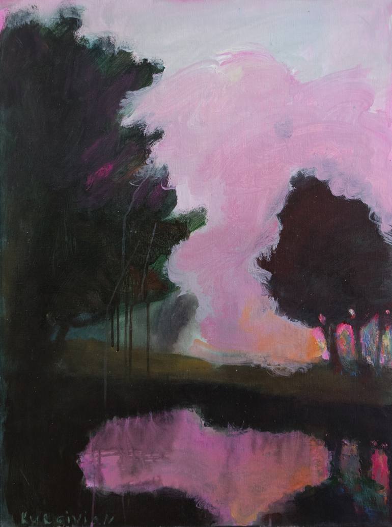 Trees Painting By Gagik Kurginian 