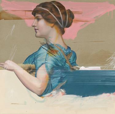 Pompeian Lady II after Godward thumb