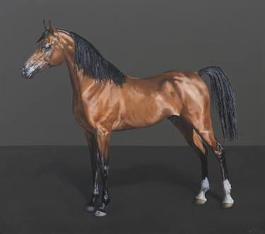 Print of Horse Paintings by Anja Wuelfing