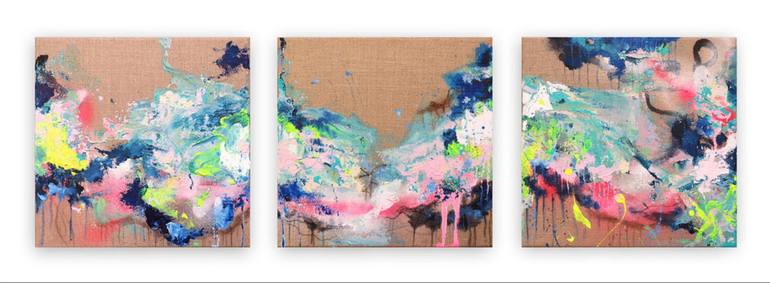 Original Abstract Expressionism Abstract Paintings by Bat Ella