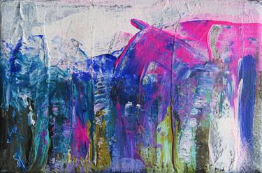 Original Abstract Paintings by Bat Ella