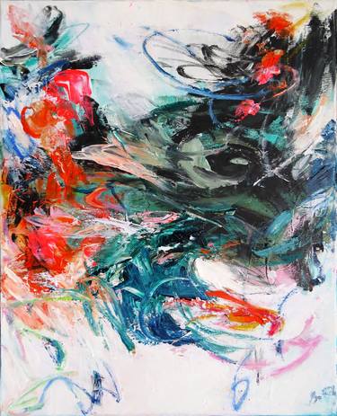 Original Abstract Expressionism Abstract Paintings by Bat Ella