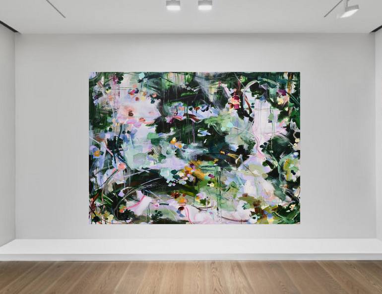 Original Abstract Expressionism Abstract Painting by Bat Ella