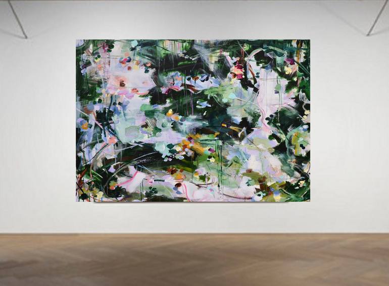 Original Abstract Expressionism Abstract Painting by Bat Ella