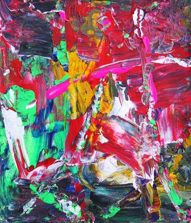 Original Abstract Expressionism Abstract Paintings by Bat Ella