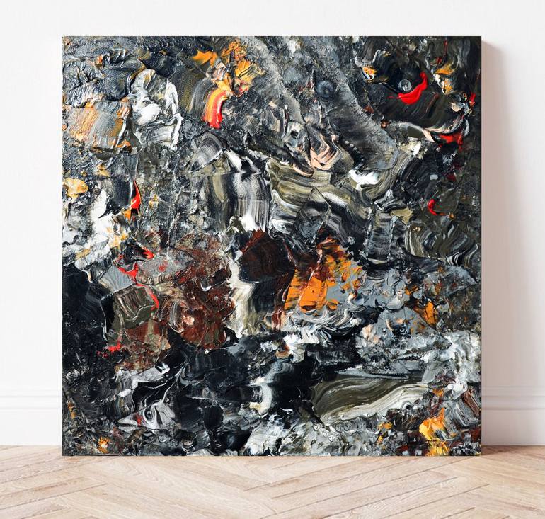 Original Abstract Expressionism Abstract Painting by Bat Ella