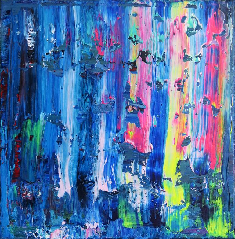 Original Abstract Expressionism Abstract Painting by Bat Ella