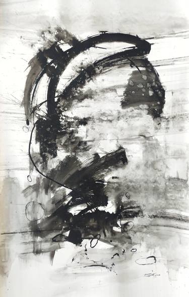 Original Abstract Expressionism Abstract Drawings by Ananda Ahire