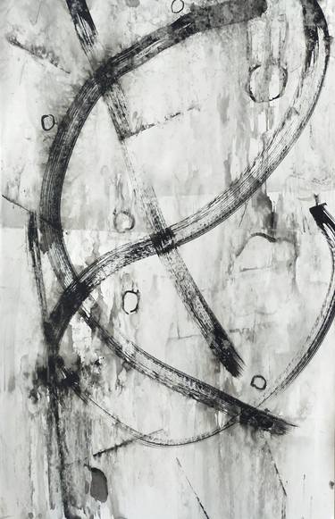 Original Abstract Expressionism Abstract Drawings by Ananda Ahire