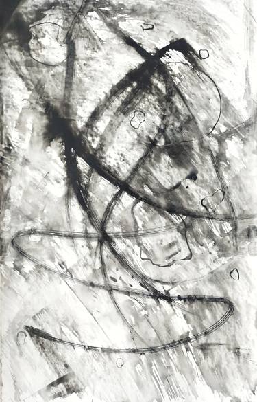 Original Abstract Expressionism Abstract Drawings by Ananda Ahire