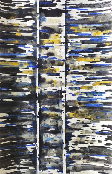 Original Abstract Expressionism Abstract Paintings by Ananda Ahire