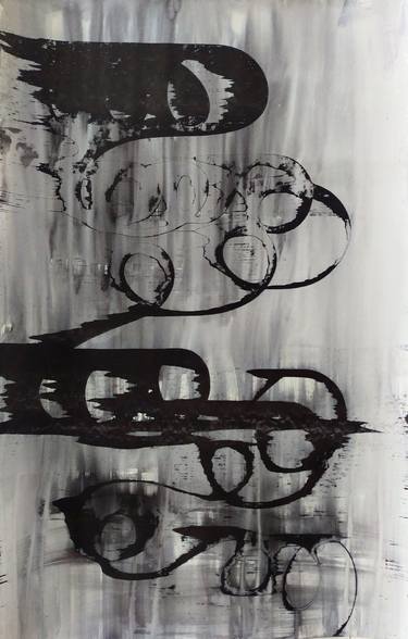 Original Abstract Expressionism Abstract Drawings by Ananda Ahire