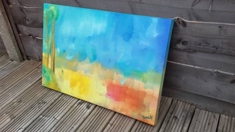 Original Impressionism Landscape Painting by Khandker Tarek