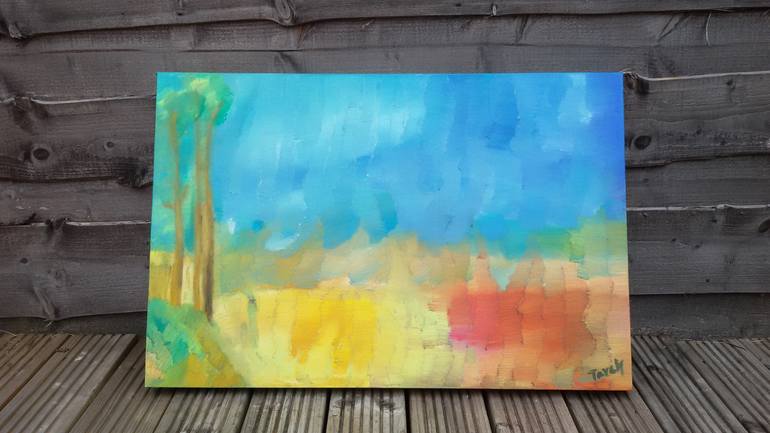 Original Impressionism Landscape Painting by Khandker Tarek