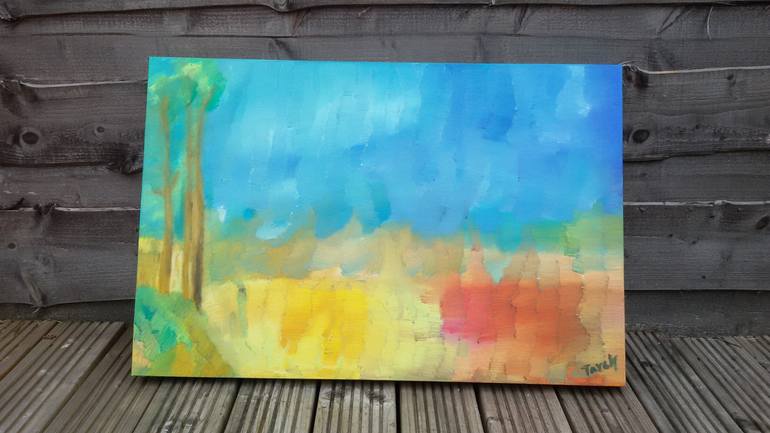 Original Impressionism Landscape Painting by Khandker Tarek