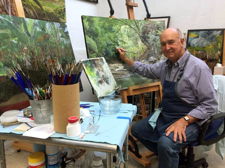 Original Realism Landscape Painting by Jorge Carral