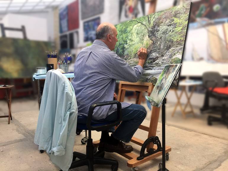 Original Realism Landscape Painting by Jorge Carral