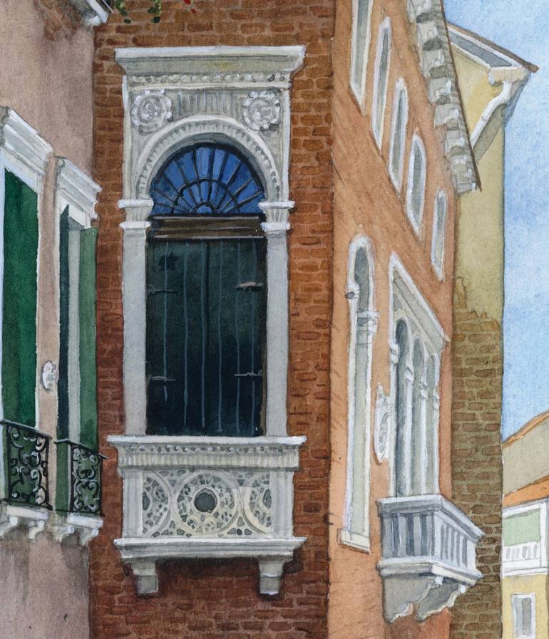 Original Realism Architecture Painting by Julia Michry