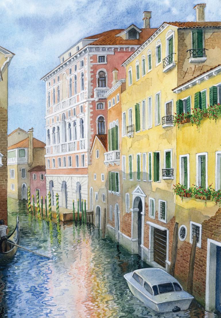 Original Realism Architecture Painting by Julia Michry