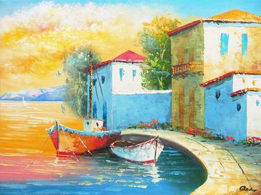 Original Impressionism Seascape Paintings by Shirley Chan