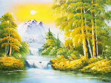 Original Impressionism Landscape Paintings by Shirley Chan