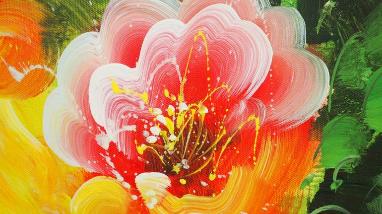 Original Abstract Nature Painting by Shirley Chan