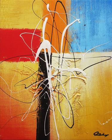 Original Fine Art Abstract Paintings by Shirley Chan