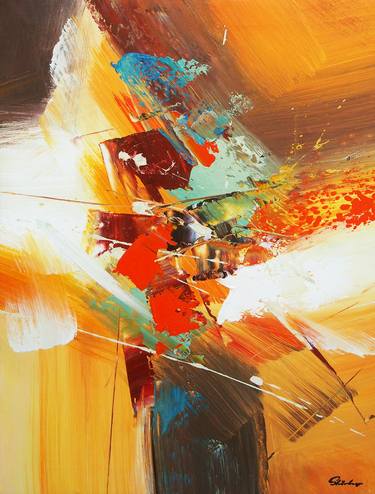 Original Abstract Expressionism Abstract Paintings by Shirley Chan