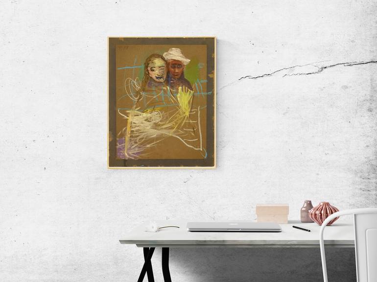 Original Impressionism Love Painting by Steve Binetti