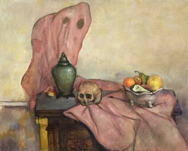 Original Figurative Still Life Paintings by Steve Binetti