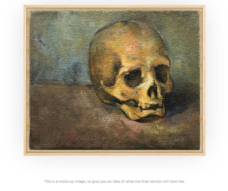Original Mortality Painting by Steve Binetti