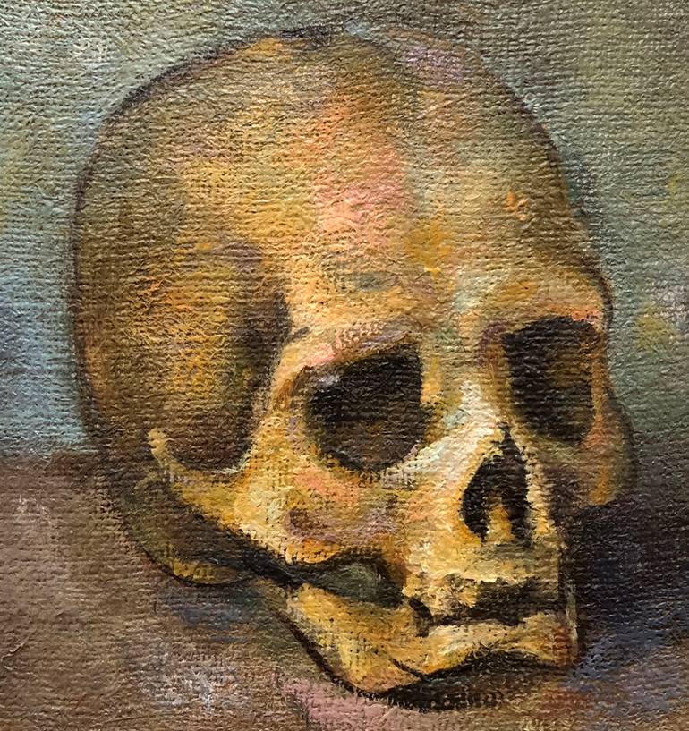 Original Mortality Painting by Steve Binetti