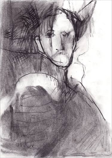 Print of Expressionism Portrait Drawings by Steve Binetti