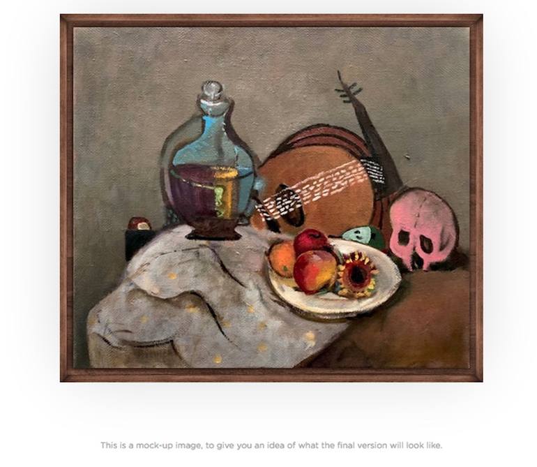 Original Expressionism Still Life Painting by Steve Binetti