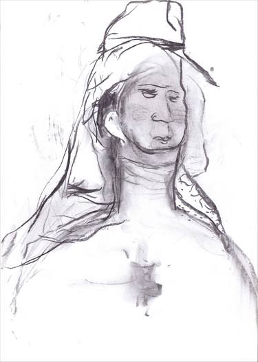Print of Expressionism Portrait Drawings by Steve Binetti